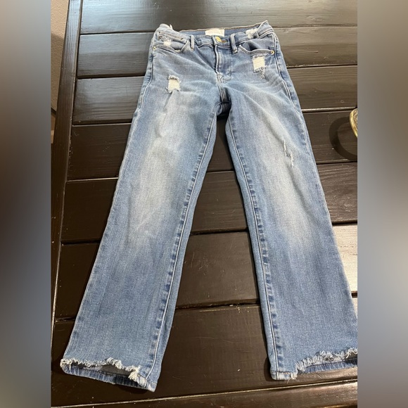 Frame Denim Denim - Frame le high straight cropped jeans Sz 25 womens